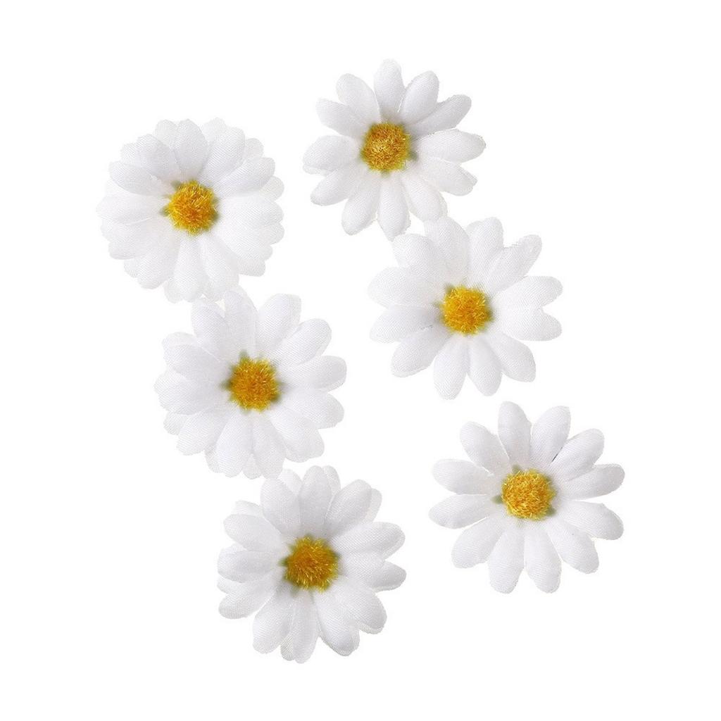 Sunflower Hair Clip for Birthday Party Elegant Daisy Hair Clip Sidepin Women Girl Lovely Barrettes Sweet Headwear 6PCS