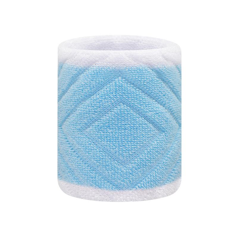 Women's Cotton Wristband with Logo - Sweat-Absorbent Support for Badminton & Fitness