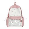 Schoolbag Casual New Fresh and Sweet Cute Girl Backpack High Value Junior High School Student Schoolbag Lightweight Versatile Backpack