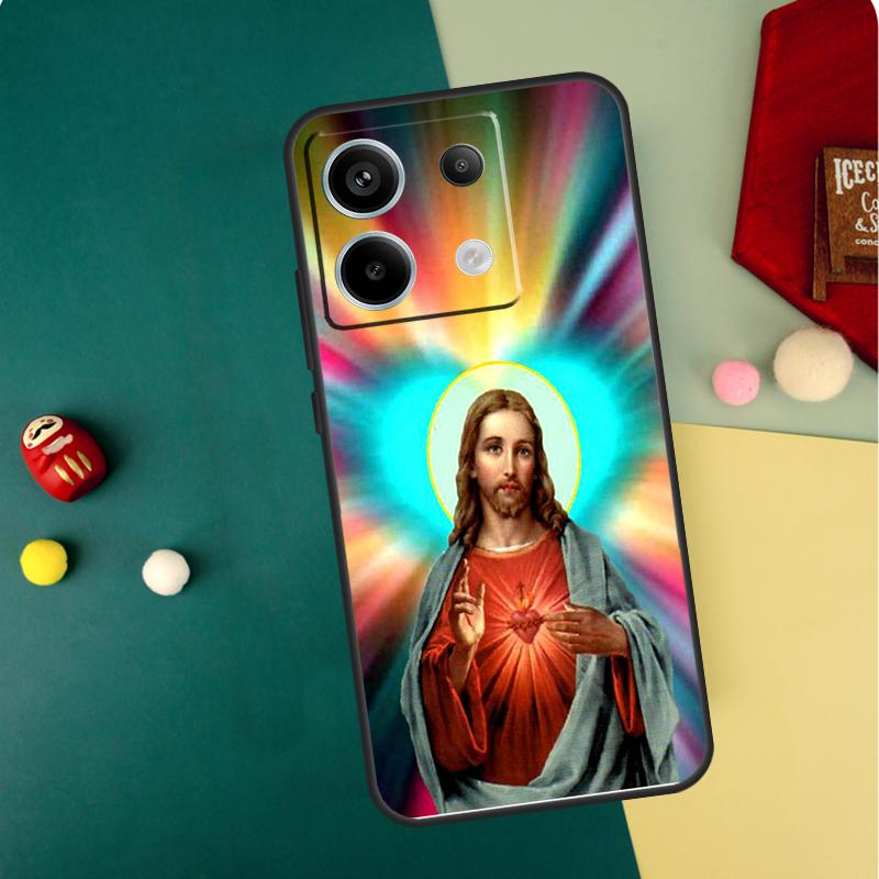 Jesus Case For Xiaomi Redmi Note 14 13 12 11 15 Pro Plus Redmi 15 13 10 10C 12C 13C 14C 15C Funda