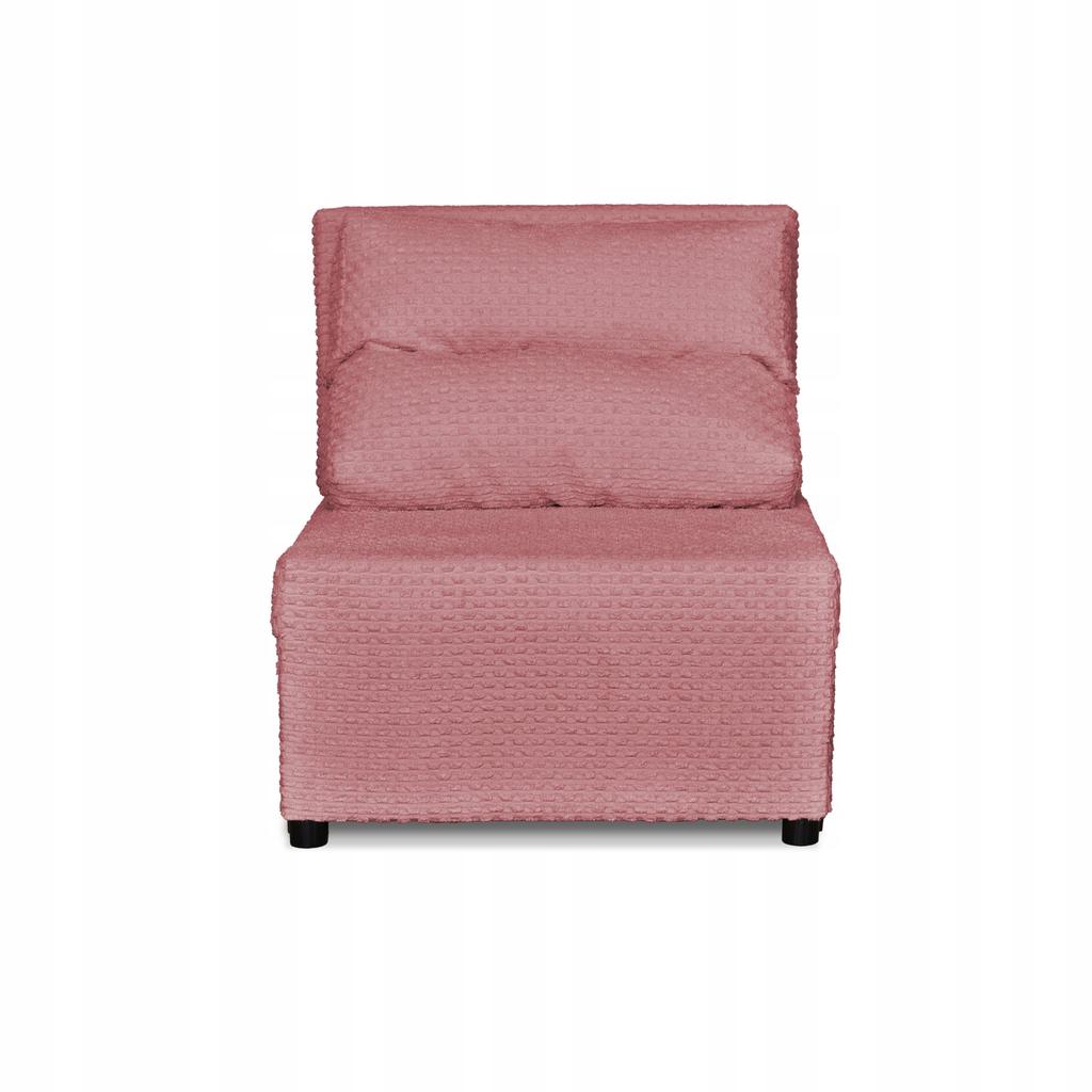 Fold-out Armchair Sleeping Function KIMO Bedding Container Family Furniture C Róż