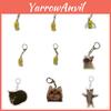 Funny Banana Cat Keychain Cute Acrylic Bag Charm For Cat Lovers 3.5cm Height