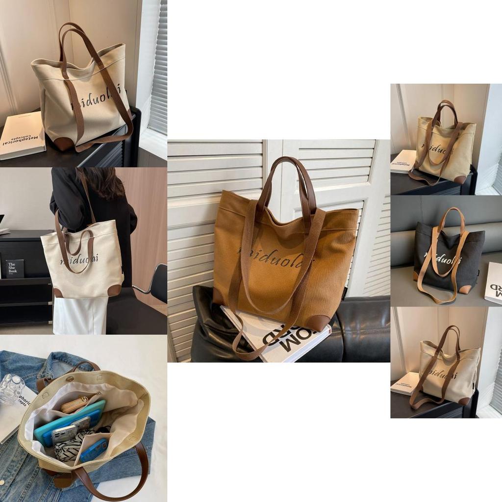 Stylish And Versatile Canvas Tote Bag For Women With Magnetic Closure And Spacious Design