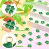 10/20/40 Pieces of Alloy Oil Drop Pendant, Green Clover Pendant, Clover Jewelry, Decorative Accessories, DIY Earrings, Necklaces, Bracelets