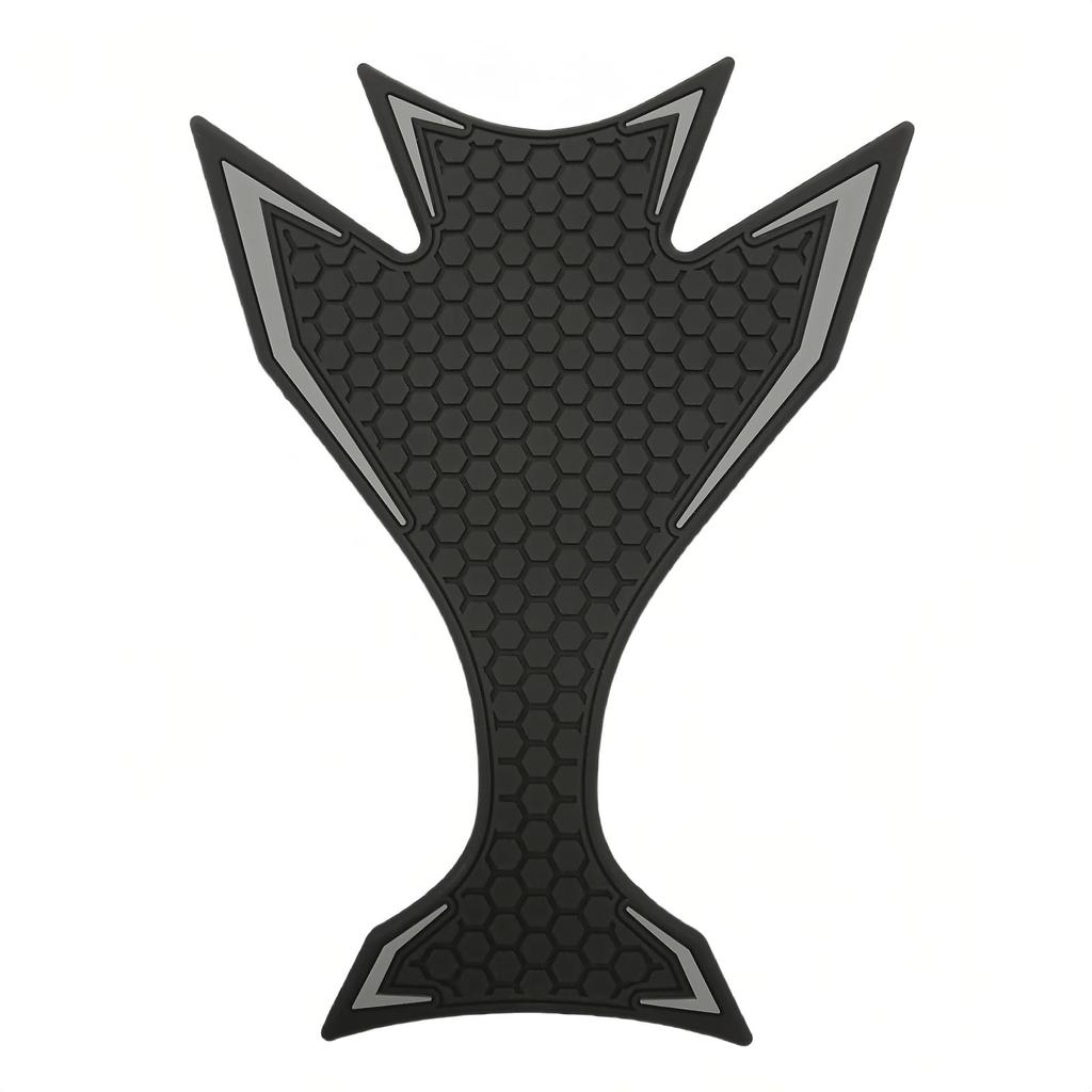 Motorcycle Gas Tank Pad Protector for Kawasaki Ninja 650 Z650 (2024-2017) - Anti-Slip, Anti-Scratch, Durable Honeycomb Design (Gray)