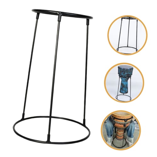 Vaguelly African Drum Stand, Practice Shelf, Drum Holder, Djembe Stand, Percussion Instrument Supplies, Drum Hardware Mount, Percussion Instrument Par