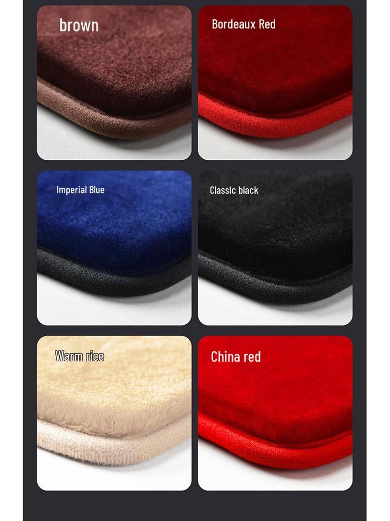 Luxury Pure Wool Floor Mats for 2023 BMW 7 Series G70/i7 (735li/740li/730li)