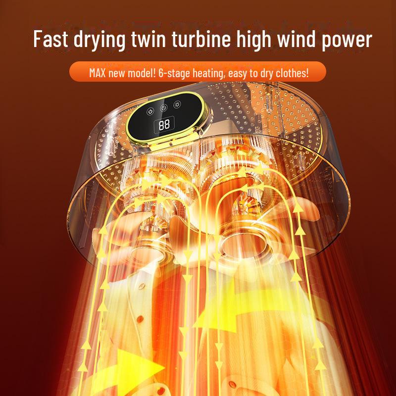 Smart, Compact, Foldable Clothes Dryer for Quick Drying & Disinfection