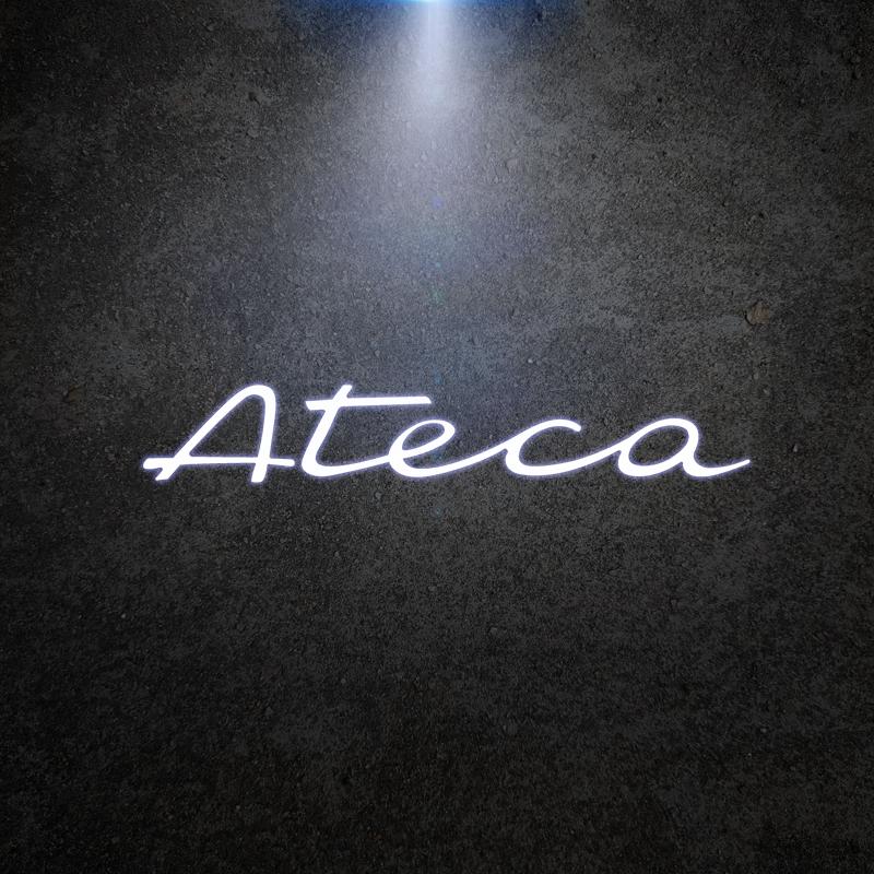 For Seat Ateca Leon Ibiza Logo Wireless Courtesy Car Door Projector LED Welcome Lights Decor