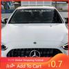 ELM5   For Benz Hot Car Front Windshield Sticker Decal Decoration For Mercedes Benz AMG GLE GLS GLC CLA GLA GLB W204 W205 W203 W210 W21