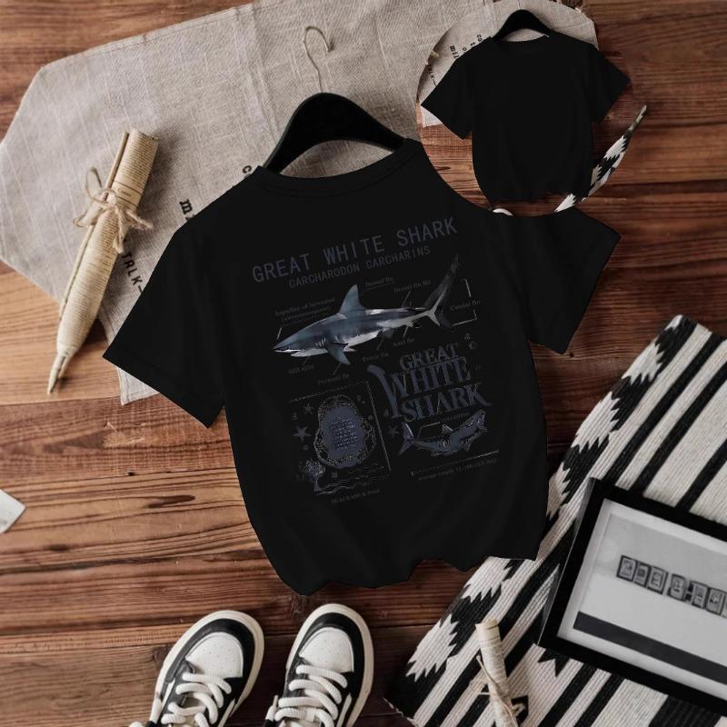 Women's Shark New Short-sleeved Fashion T-shirt