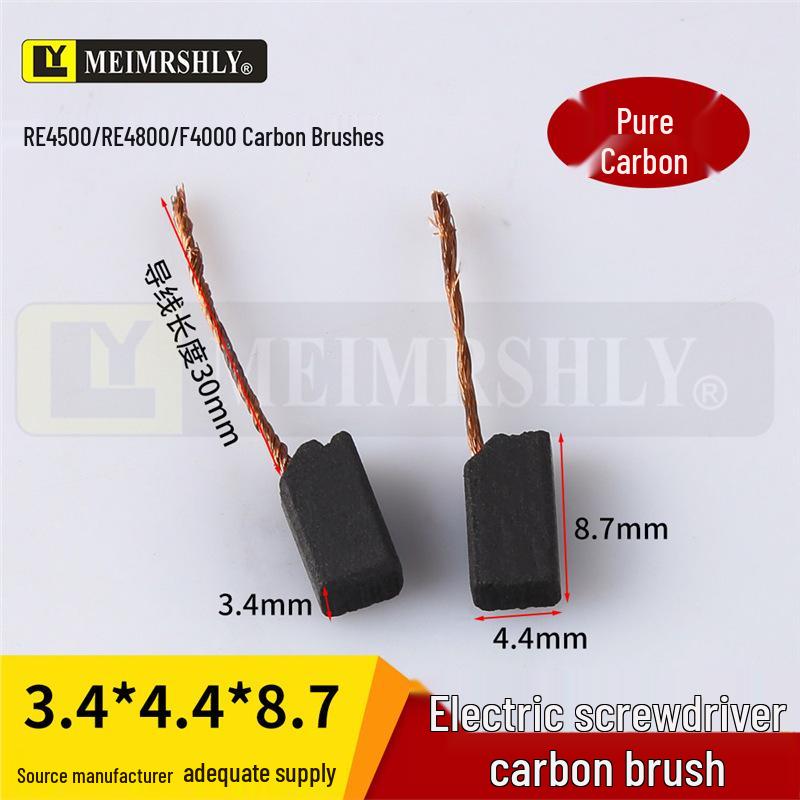 Compatible Carbon Brush for Kilew AC/DC Electric Screwdrivers P1L-BSD3000/3300/6600/TKS1500