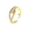 Fashionable Minimalist Zircon Index Finger Ring For Women Stylish And Elegant Personalized Jewelry Accessory