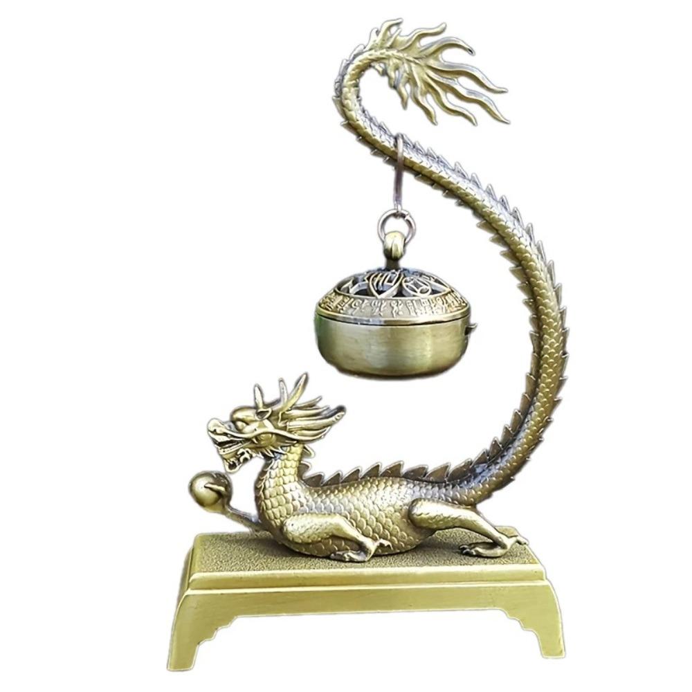 Retro Style Dragon Incense Holder Dragon Chinese Dragon Ornament  Home Decoration