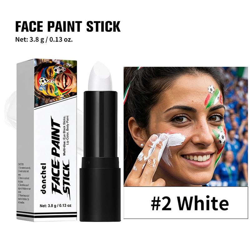 Stick Colore Vivace per Pittura Facciale da Tifoso Sportivo Crayon per Tatuaggi sul Corpo Artistico Portatile Impermeabile Trucco per il Giorno della Partita Multicolore Forniture per Feste