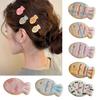 4Pcs Hairpin Cream Macaron Color Snapper Fish Shape Hair Clips Gentle Hold No Hair Damage Bang Hair Pins Hair