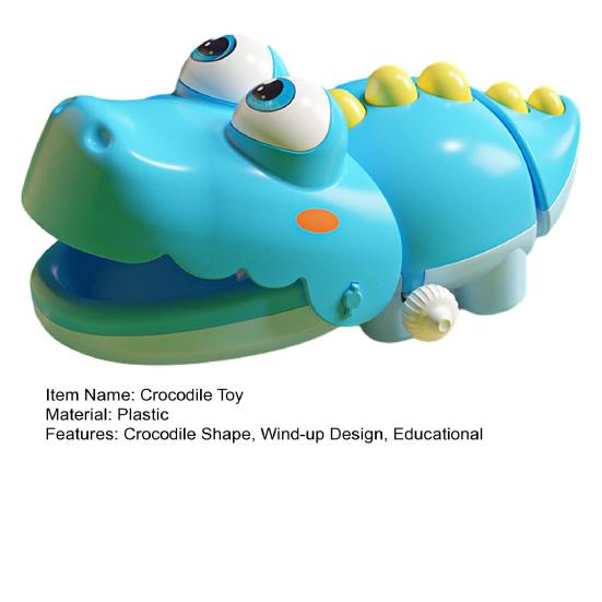 Wind-up Crocodile Toy No Batteries Swing Crawling Crocodile Toy Toddlers Boys Girls Educational