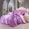 Luxurious Satin Silk Bedding Set 4pc With Comfortable Fitted Sheet And Pillow Case