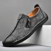 Comfortable Leather Men Shoes Casual Slip On Men Qlity Split Leather Shoes Men Flats Sale Moccasins Shoes Plus Size