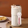 Sticlă termos de 450 ml, cu afișare inteligentă a temperaturii, ceașcă cu vid din oțel inoxidabil 316, ceașcă de cafea pentru birou, cană termică portabilă de afaceri