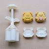 Cookie Stamps Heart Bear Moon Cake Molds Hand Pressure Moon Cake Maker Bakings Tool for MidAutumn Festival