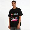 Es braucht ein großes Herz, um kleine Köpfe zu lehren T-Shirt Reines Baumwoll-T-Shirt
