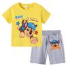 PAW Patrol Children's T-shirts Sets Summer Cartoon Print Boys Short Sleeve Shorts 2pcs Suit Kids Outfits Casual Clothing Sets