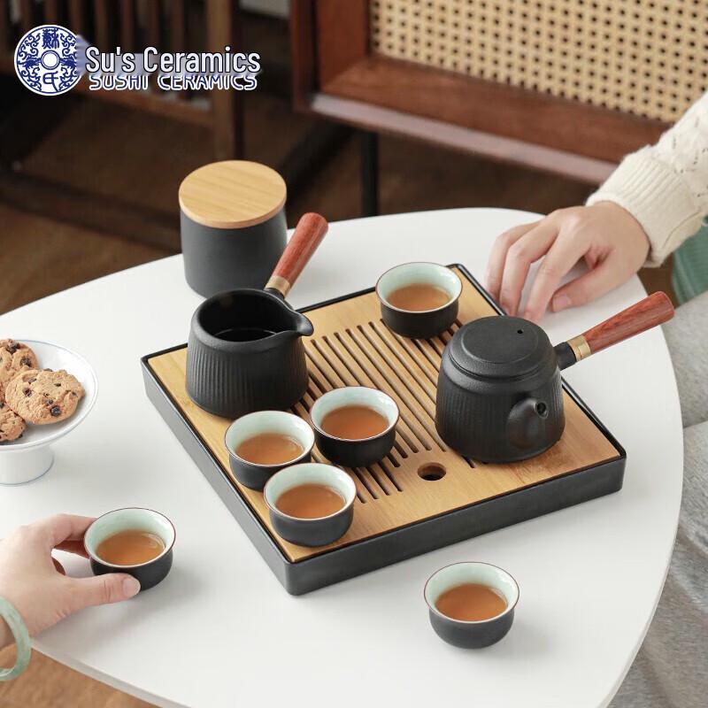 SSTC J0400 10-Piece Ceramic Kung Fu Tea Set