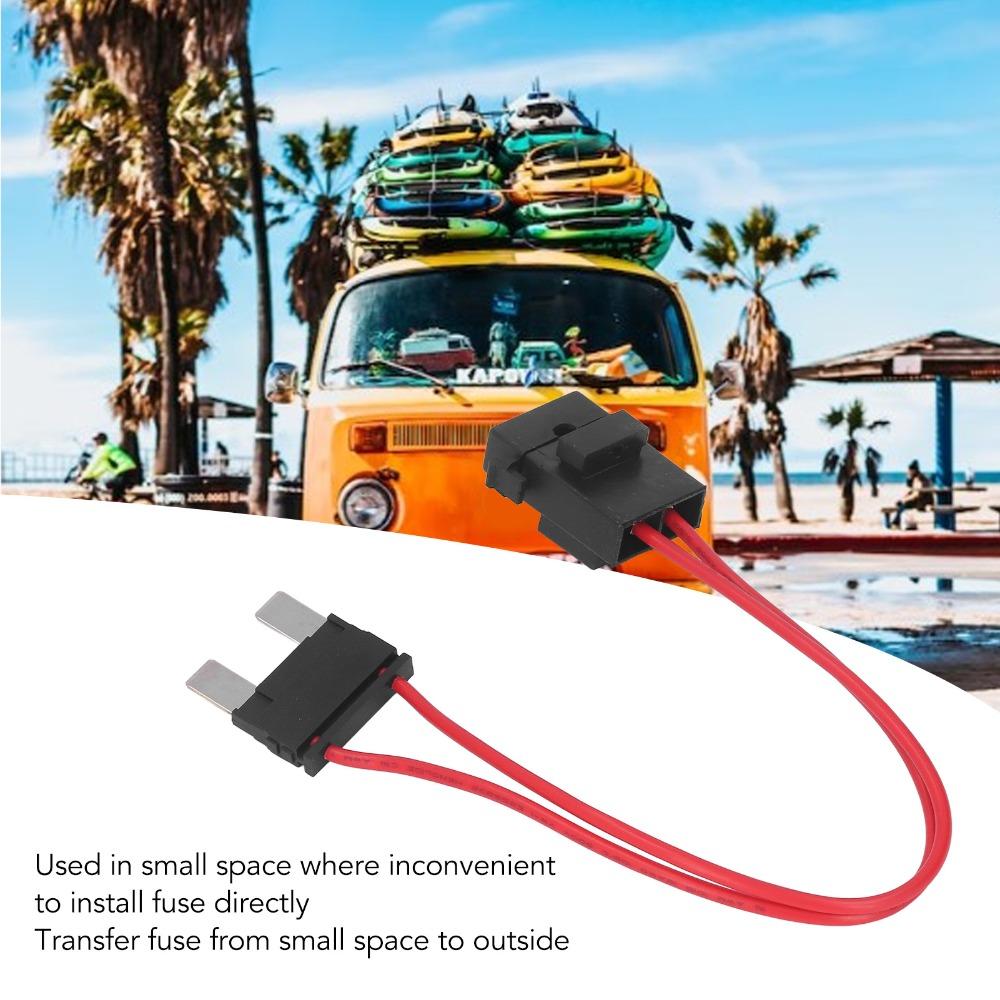 5PCS Waterproof 20A Car Fuse Holder 16AWG With Wire Fuse Connector Auto Inline Fuse Holder Car Electrical System