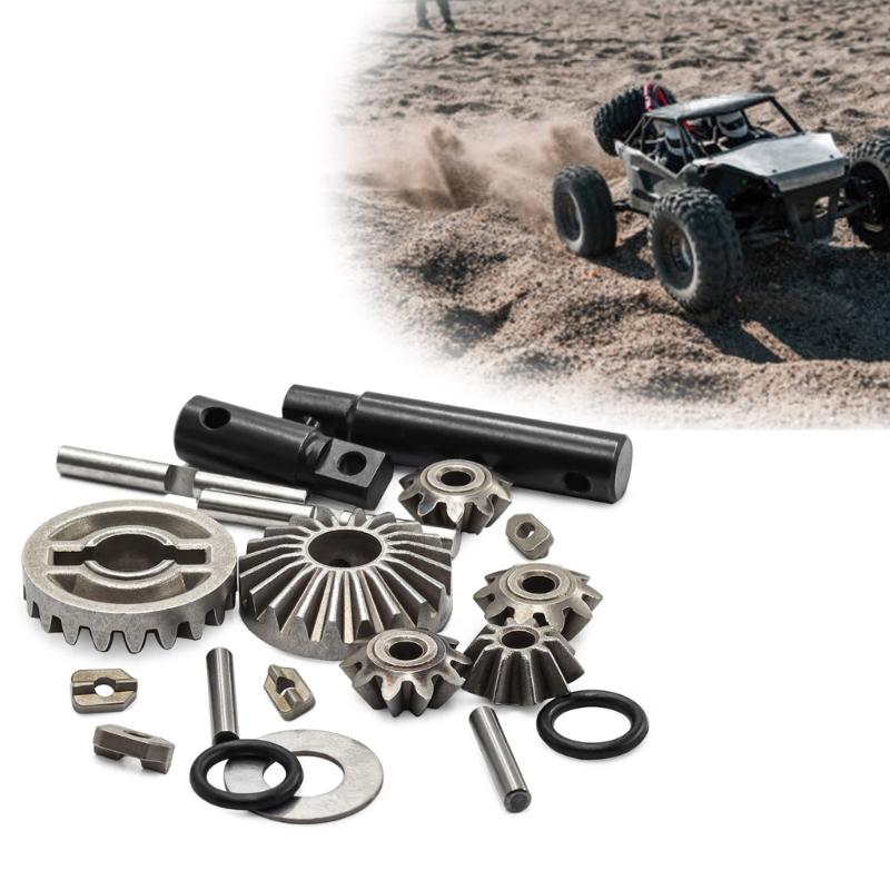Simulated Car Metal Differential Gear Axles Kits Metal Gear Assembly for Remote Control Car Truck Tractor Model Car