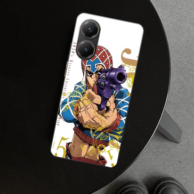 JoJo Adventure Guido Mista Phone Case Cover for Xiaomi Poco X6 X5 X7 Pro F7 Ultra Redmi 15C 15 13C 13 12C 12 10C 10 10A 9C 9A 9T