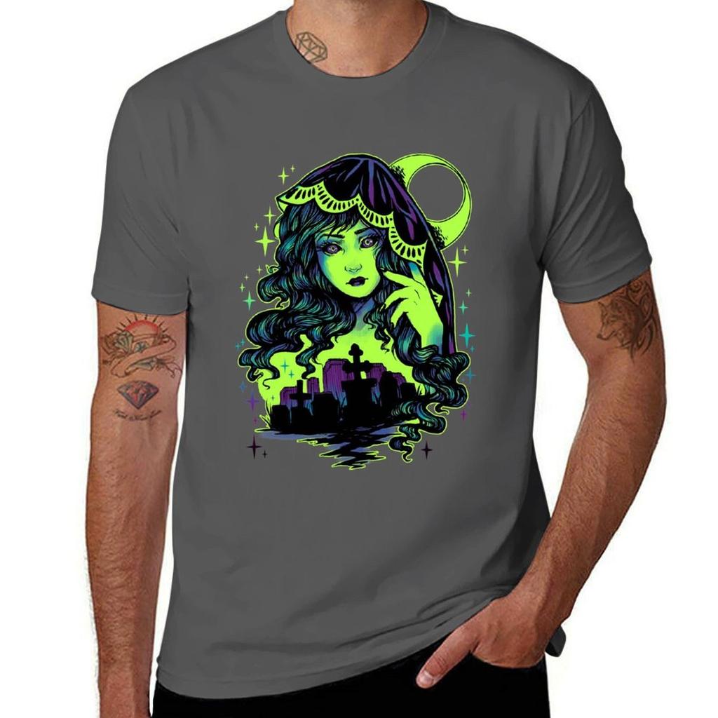 Grave Spirit Color TShirt Modern Style Print TShirt