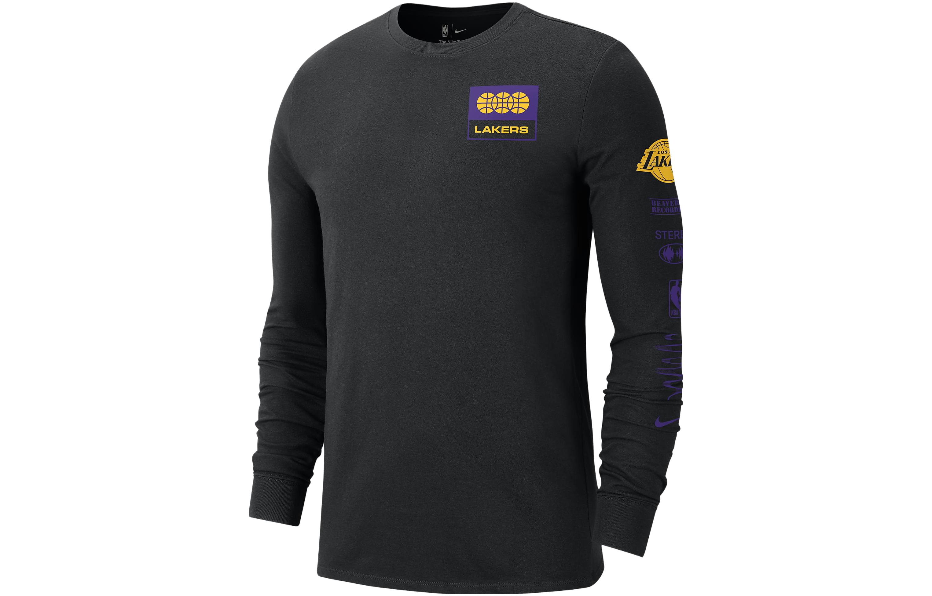 Nike Los Angeles Lakers Essential Men s Nike Nba Long Sleeve T Shirt FJ0480-010 M