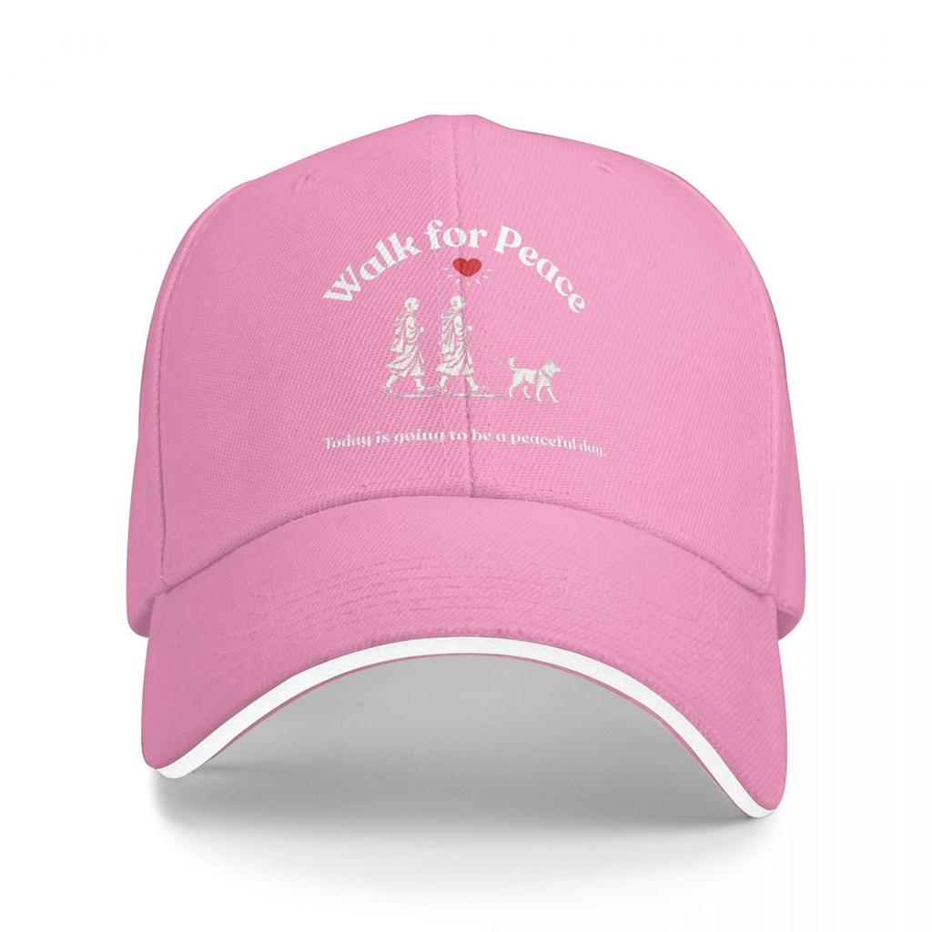 Baseball Caps Aloka Walk For Peace Monks With Aloka Dog Trendy Graphic Unisex Casual Spring Hats