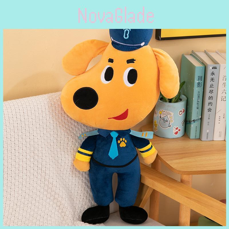 Sheriff Labrador Plush Toy Cute And Soft Stuffed Animal For Kids 35cm Height Pp Cotton Filling