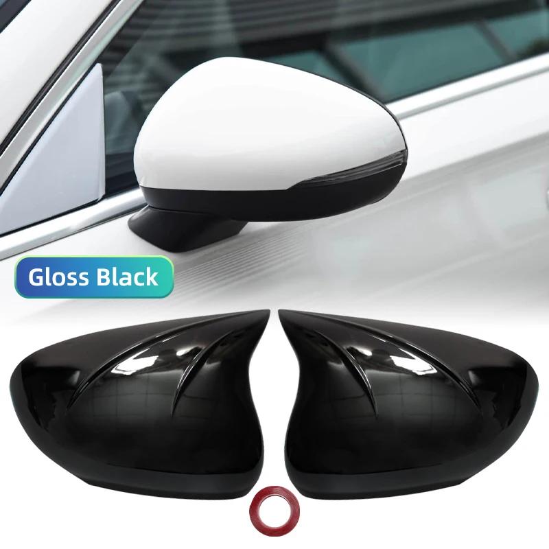 

Для Mercedes A-Class A180 2019-2025 Накладка на боковое зеркало под карбон ABS-пластик глянцевый черный Аксессуары для экстерьера автомобиля