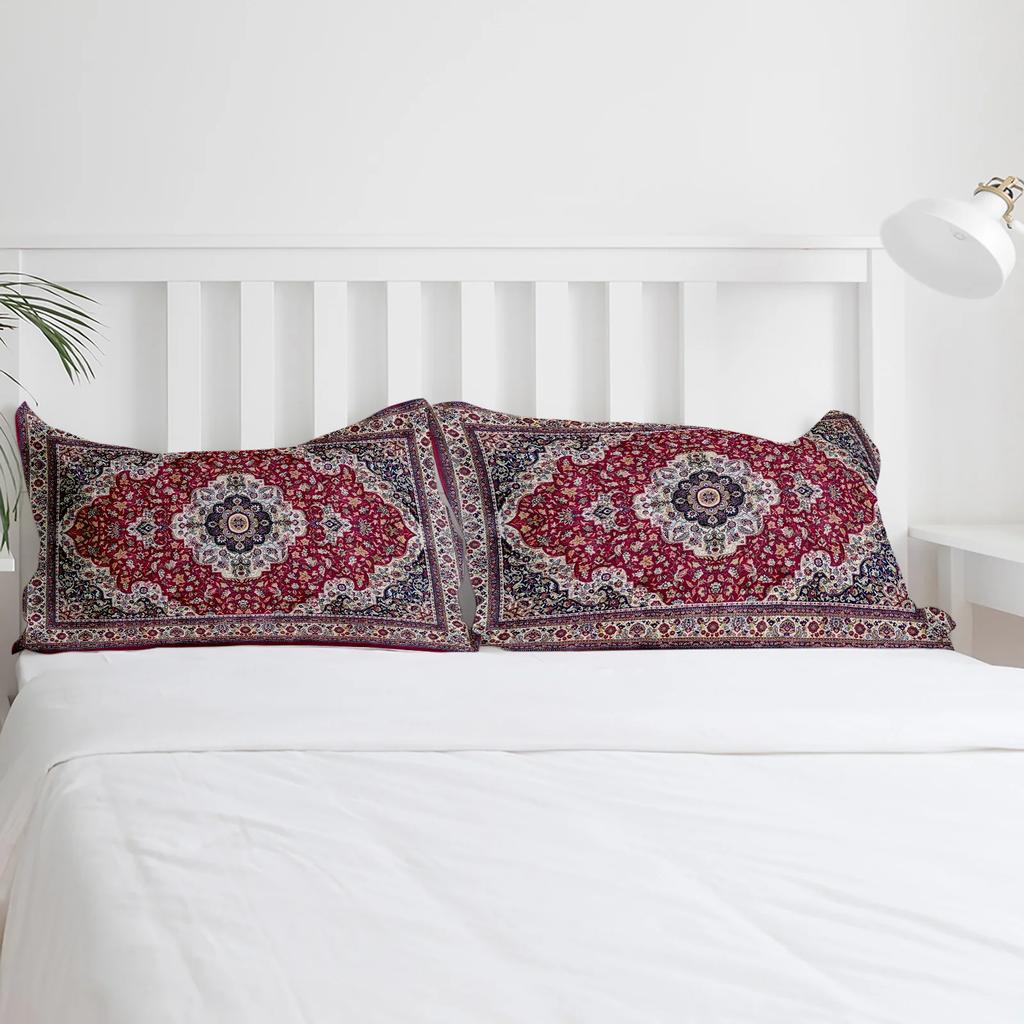 Vintage Flower Indian Bohemia Duvet Cover With Pillow Case Custom Comforter 3pcs Bedding Set Quilt Cover Double Bed Home Textile