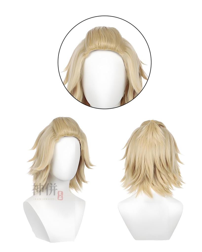 Sochou Manjiro Sano Cosplay Costume with Embroidered Tokyo Adult for Cultural and Stage Performances Manjiro Cosplay with [Excellent Quality] Wig,