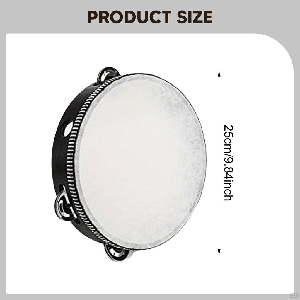 Hand Held Tambourine for , Musical Rhythm Toy, Versatile Percussion Instrument