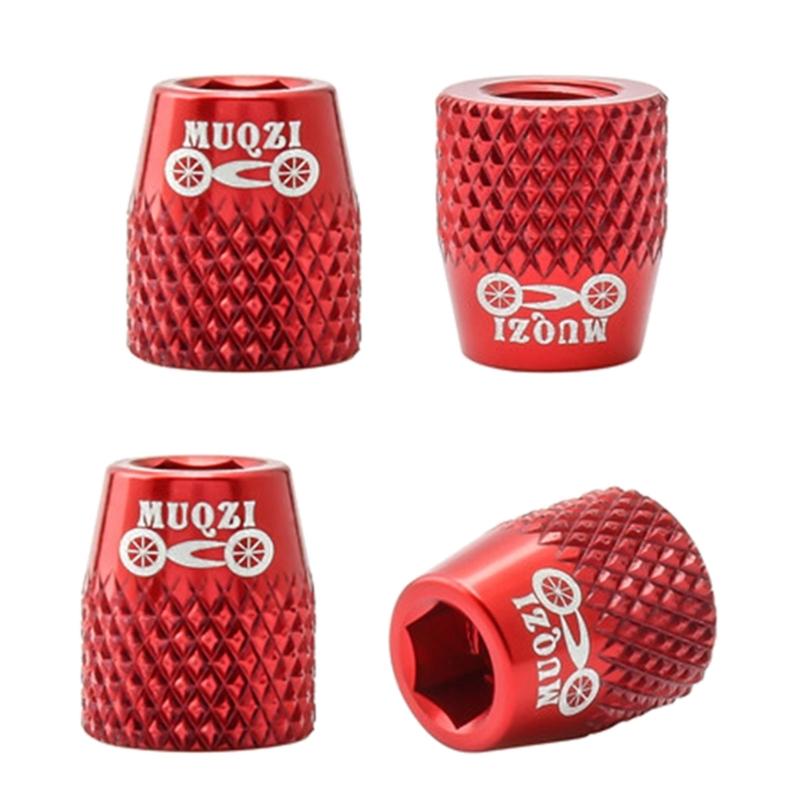 

4 PCS Bike Brake Shoes Screw Replacement M6 Brake Pad Bolts Aluminum-Alloy V-Brake Block Nut Brake Line Fitting