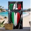 Italy Football Print Beach Towel Quick Dry Super Absorbent Soft Bath Towel for Swimming Beach Travel Fan Souvenir Gift