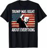 Prezident Trump se ve všem americkém mýlil Tričko s americkou vlajkou Unisex tričko