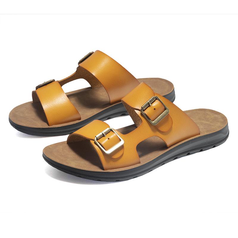 

Модная уличная повседневная мужская обувь Летний дышащий и удобный дизайн стиля Повседневная Улицы и пляж Взрослая Классическая обувь Новая 44 жёлтый