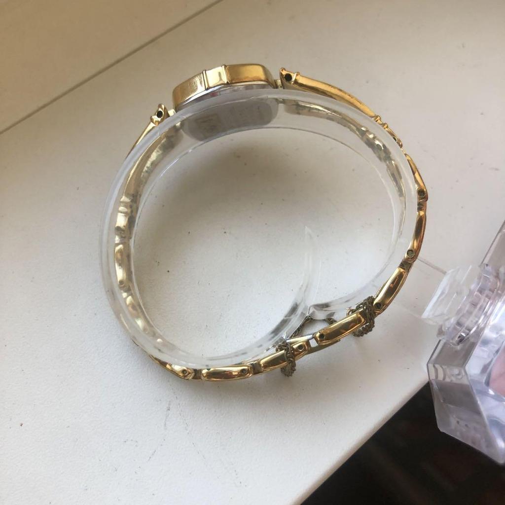 [USED] SEIKO Quartz Wristwatch, Gold, Octagonal, Working Condition