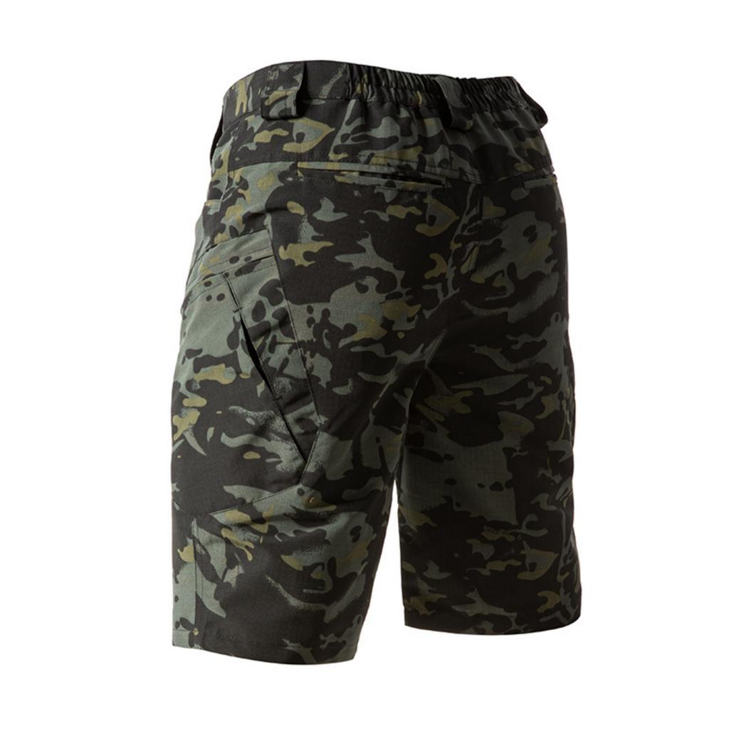 Herren Tarnung Cargo-Shorts mit mehreren Taschen Schnelltrocknend für Outdoor-Wandern