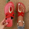 Women's Fashionable Navy Blue Flip Flops Stylish Open-Toe Sandals for Beach Outdoor Casual Slippers