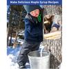 22Pcs Maple Syrup Tapping Kit, Maple Tree Tapping Kit with 6 Stainless Steel Maple Syrup Taps, 6 Maple Syrup Tubing, 6 Hooks, 2 Maple Sap Filters,