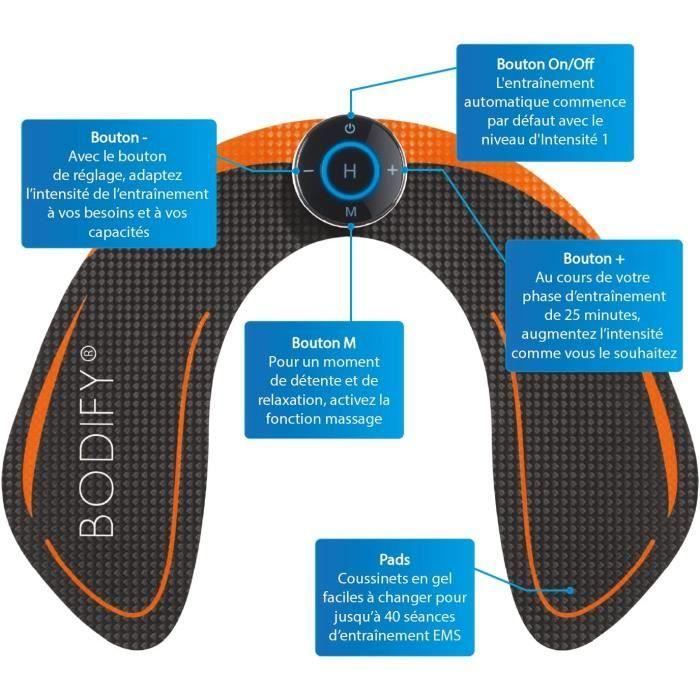 Appareil de Musculation EMS - Bodify - Stimulation Ciblée - Fessiers - Hanches - Fitness