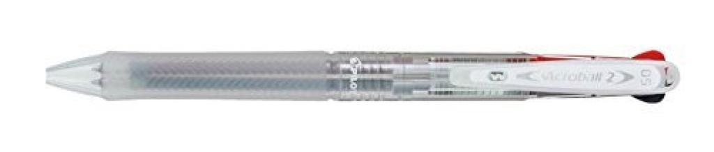 Pilot Acroball 2 Ballpoint Extra Pack of 10 Two-Color Pen, Fine, Non-Colored, BKAB-30EF-NCC,