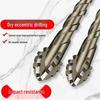 New Serrated Four-Flute Eccentric Drill Bit – Perfect for Dry Drilling Porcelain, Tile, Ceramic, Glass, Marble & Concrete